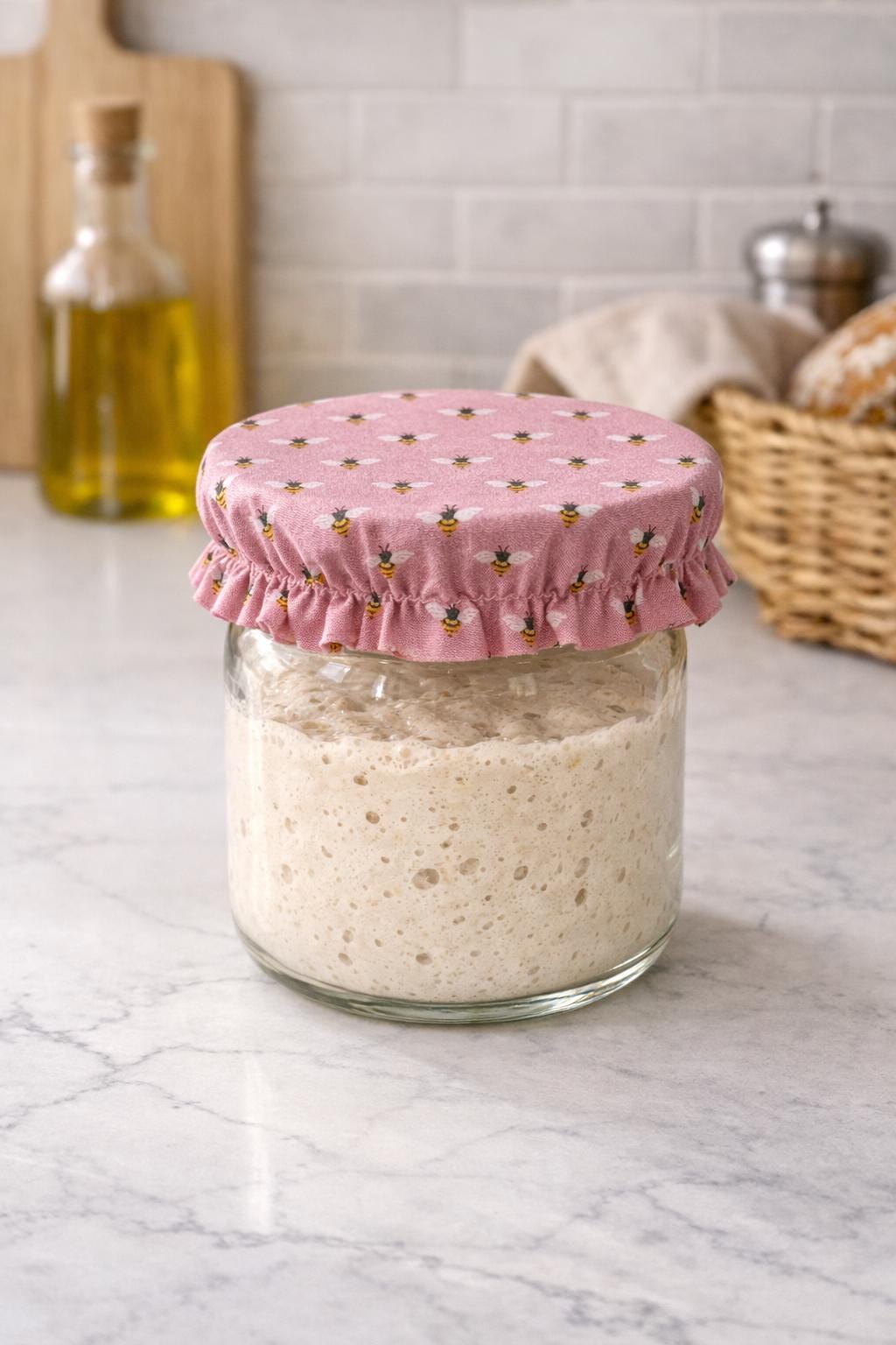 Set of Reusable & Reversible Bowl Covers, Perfect for Sourdough Bread Making