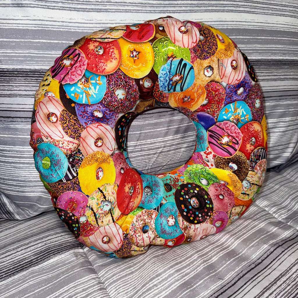 Donut Throw Pillow