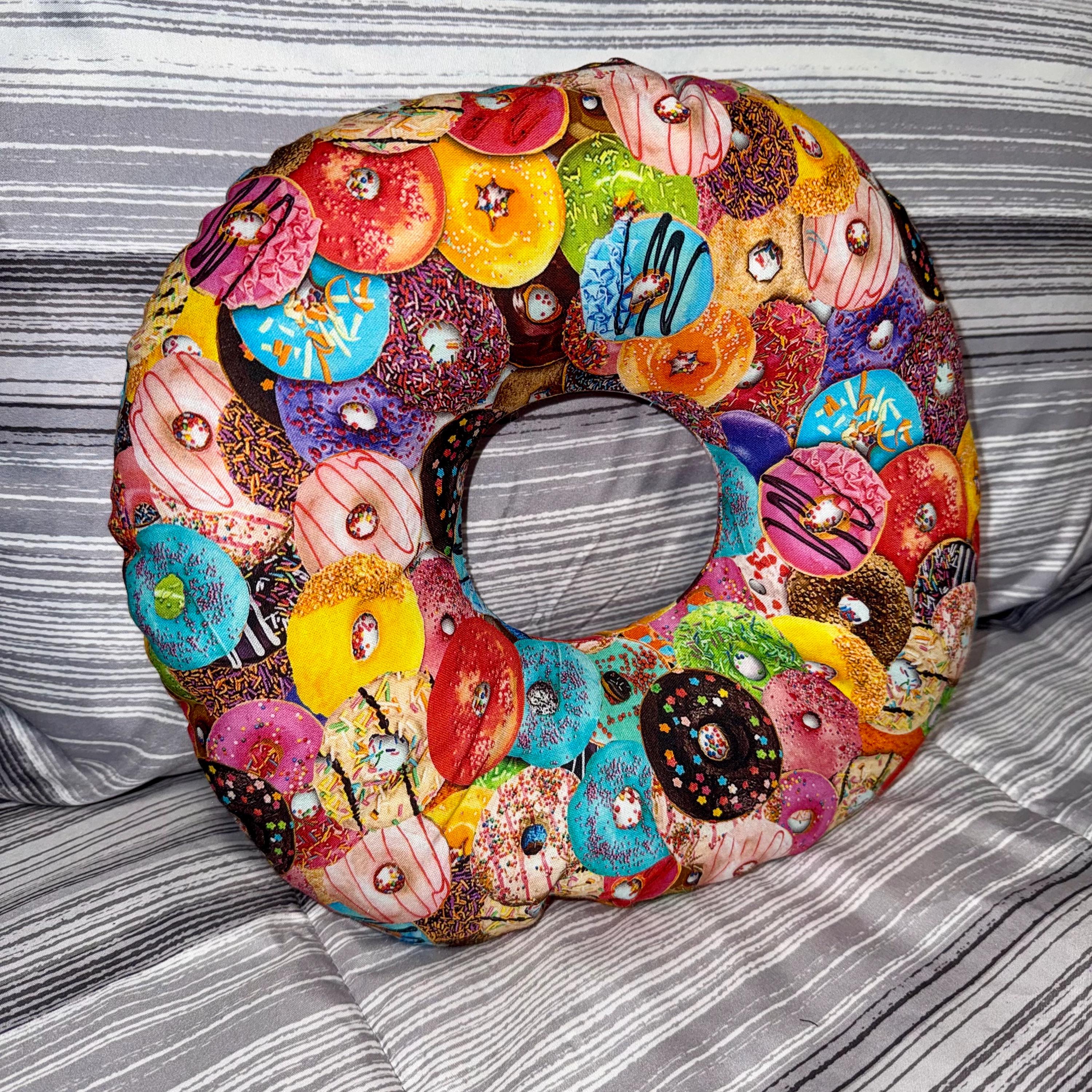 Donut Throw Pillow