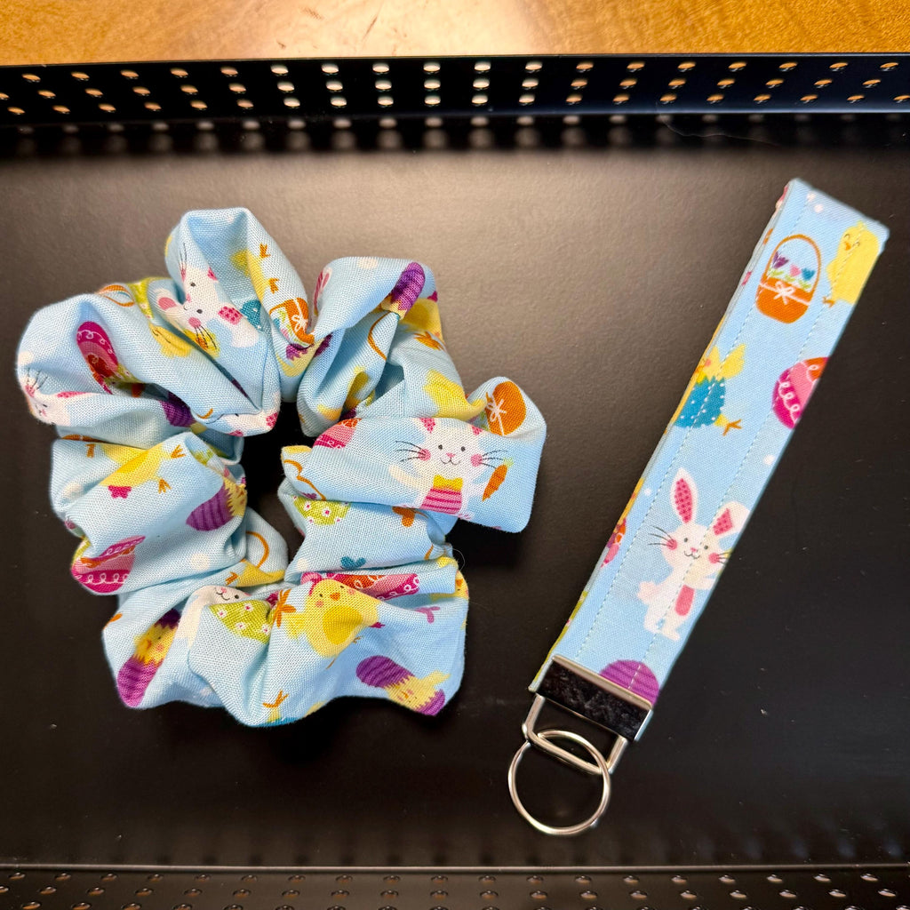 Easter Accessories - Scrunchie & Keychain