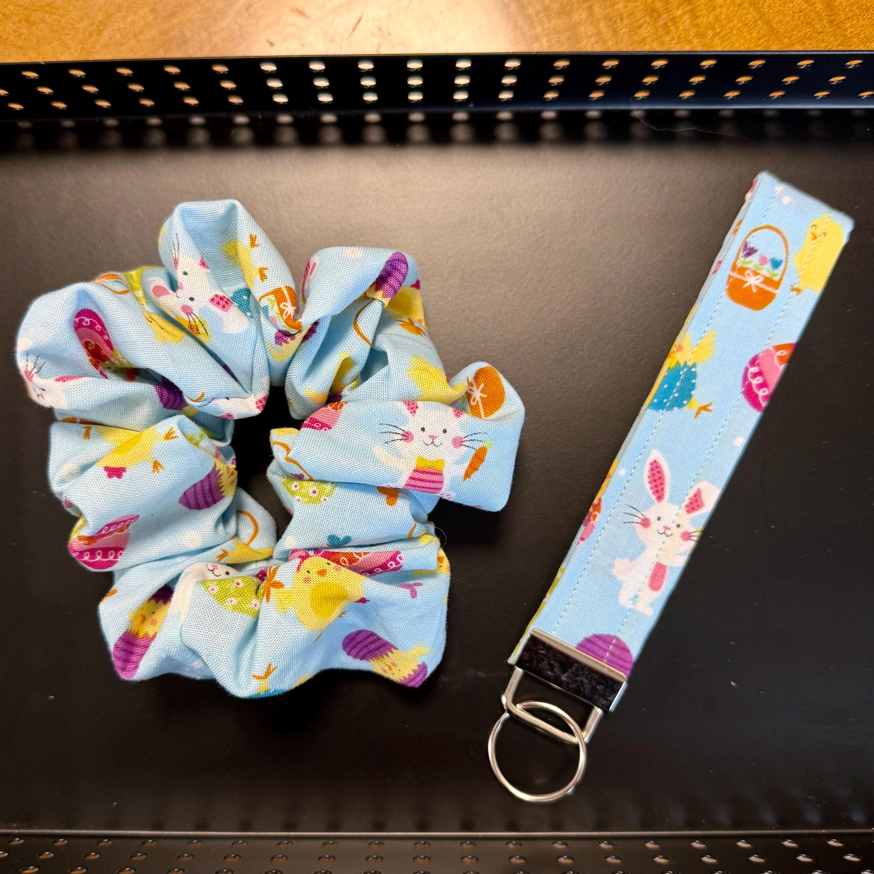 Easter Accessories - Scrunchie & Keychain