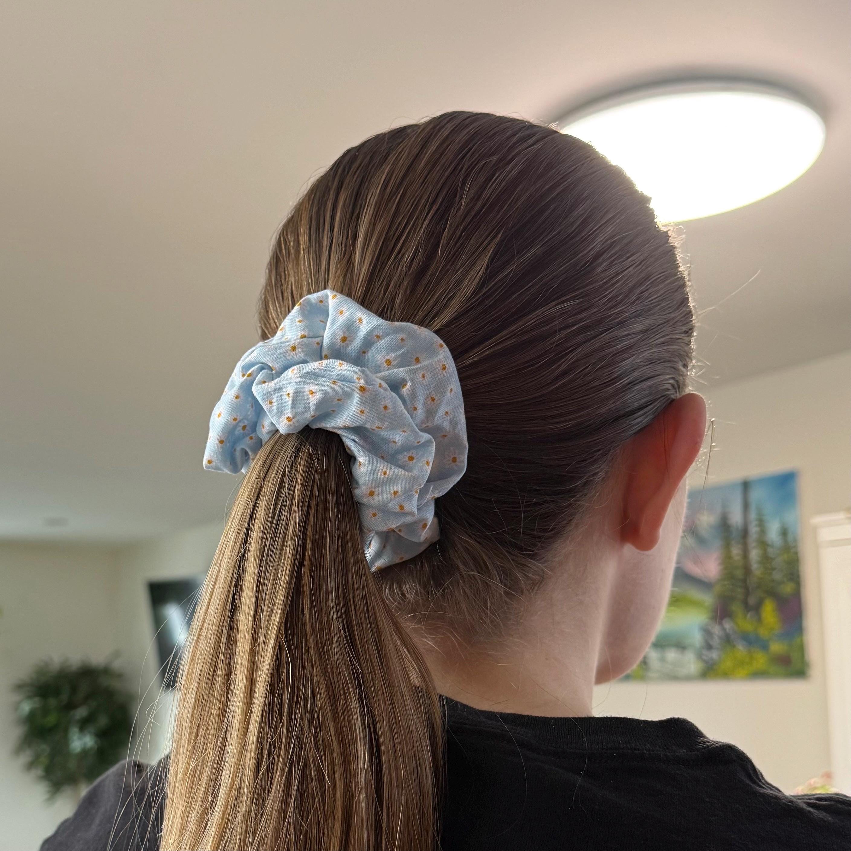 Handmade Cotton Fabric Scrunchies - Cheerful Prints, Hair Accessories