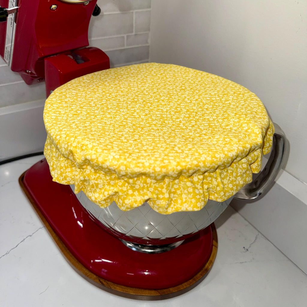 KitchenAid Bowl Cover / Reversible, Reusable for Stand Mixer / Sourdough Banneton Bread Proofing Cover / Fits 9.5 Inch Bowls