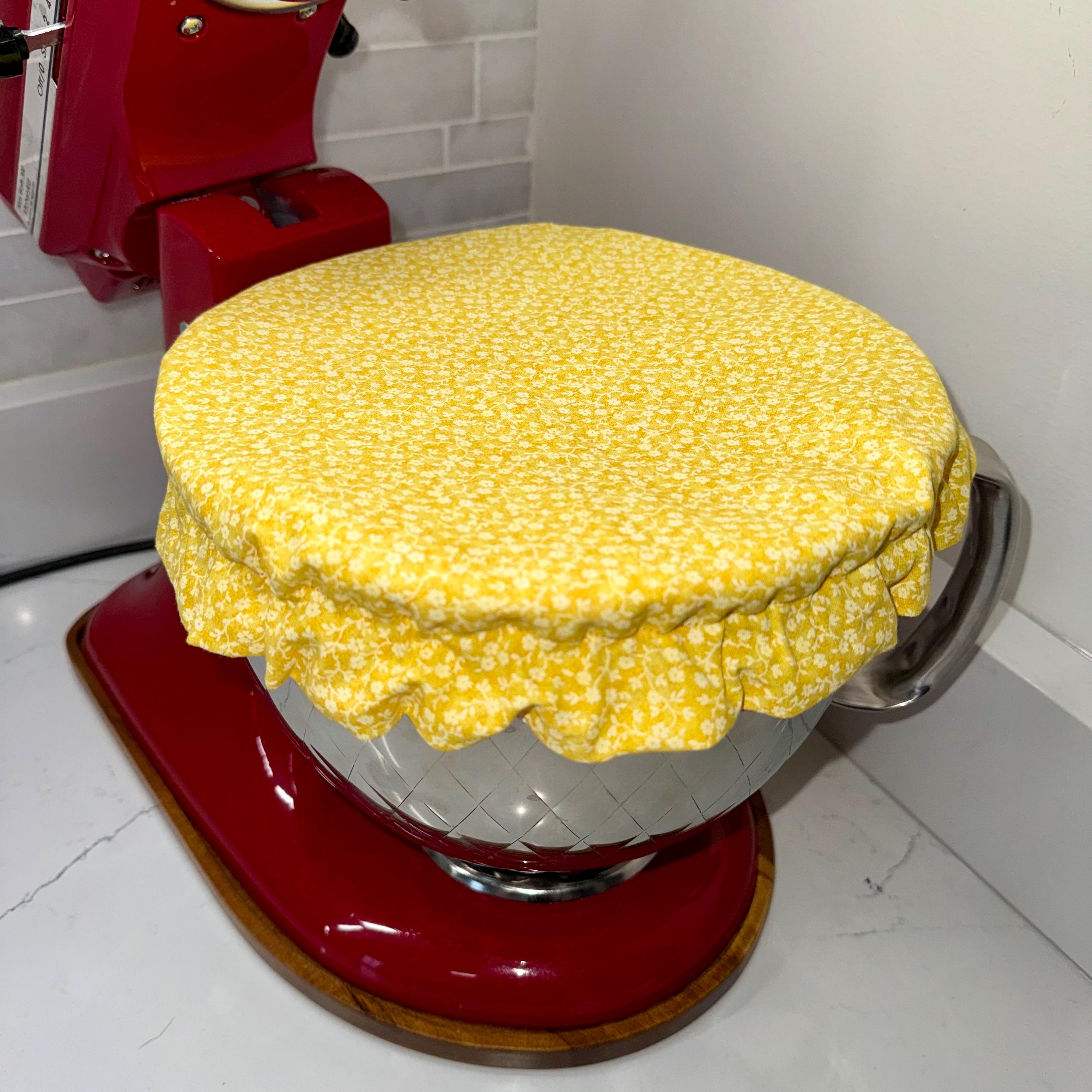KitchenAid Bowl Cover / Reversible, Reusable for Stand Mixer / Sourdough Banneton Bread Proofing Cover / Fits 9.5 Inch Bowls