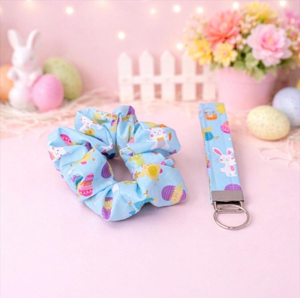 Easter Accessories - Scrunchie & Keychain