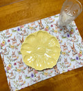 Set of Four Easter/Spring Reversible Fabric Placemats