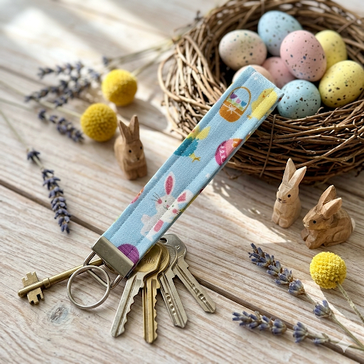 Easter Accessories - Scrunchie & Keychain
