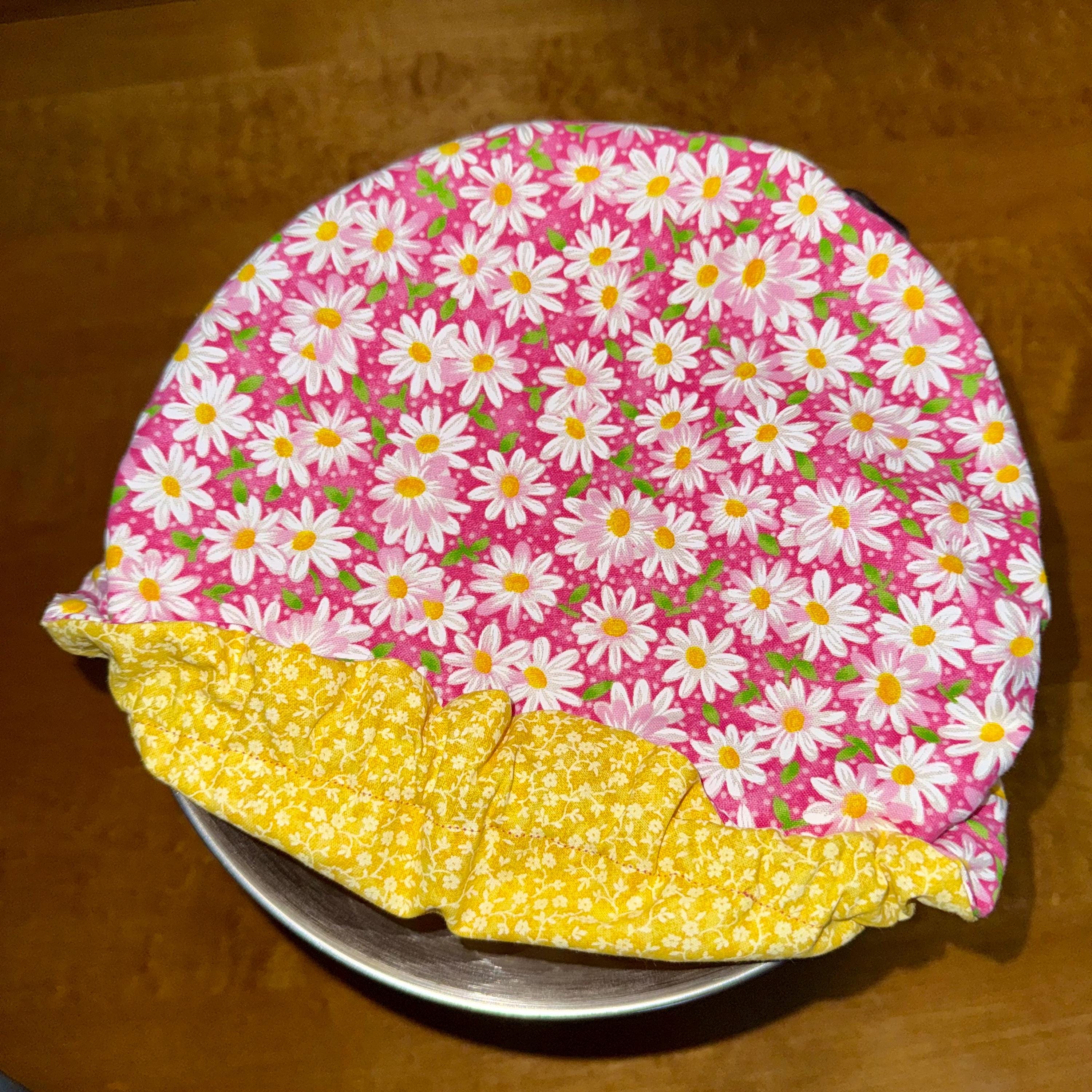 KitchenAid Bowl Cover / Reversible, Reusable for Stand Mixer / Sourdough Banneton Bread Proofing Cover / Fits 9.5 Inch Bowls